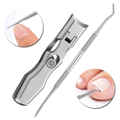 Anti-Splash Nail Clippers Curved Large Opening Thick Toenail Clippers Diagonal Pliers Nail Scissors Household Manicure Tools