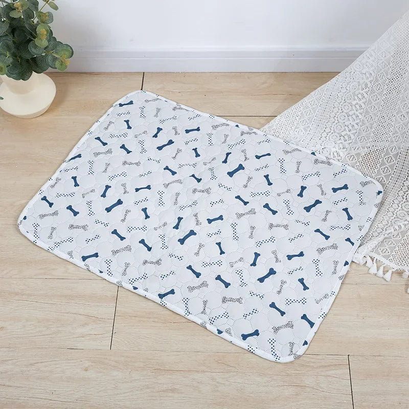 Pet Pee Pad Washable Pet Diaper Mat Reusable Mats for Dogs Dog Bed Urine Washable Dog Training Pad Four Seasons Pet Mat Cover