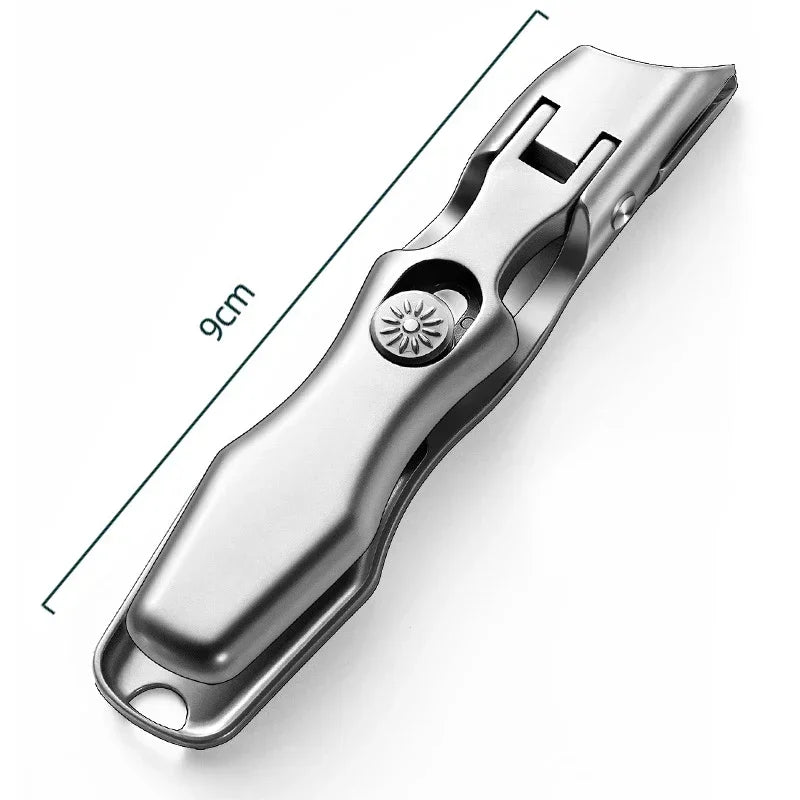 Anti-Splash Nail Clippers Curved Large Opening Thick Toenail Clippers Diagonal Pliers Nail Scissors Household Manicure Tools