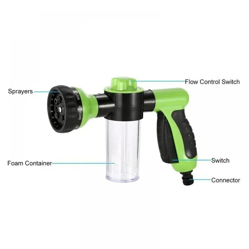 Horse Shower Sprayer, Adjustable High-Pressure Sprayer Nozzle, Garden Wash Animal Horse Shower Car Cleaning Tool